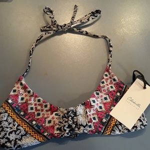 Swim suit bikini top by Cleobella Turquoise